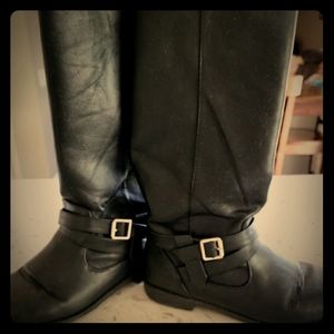 Girls Black Size 4 Riding Boots